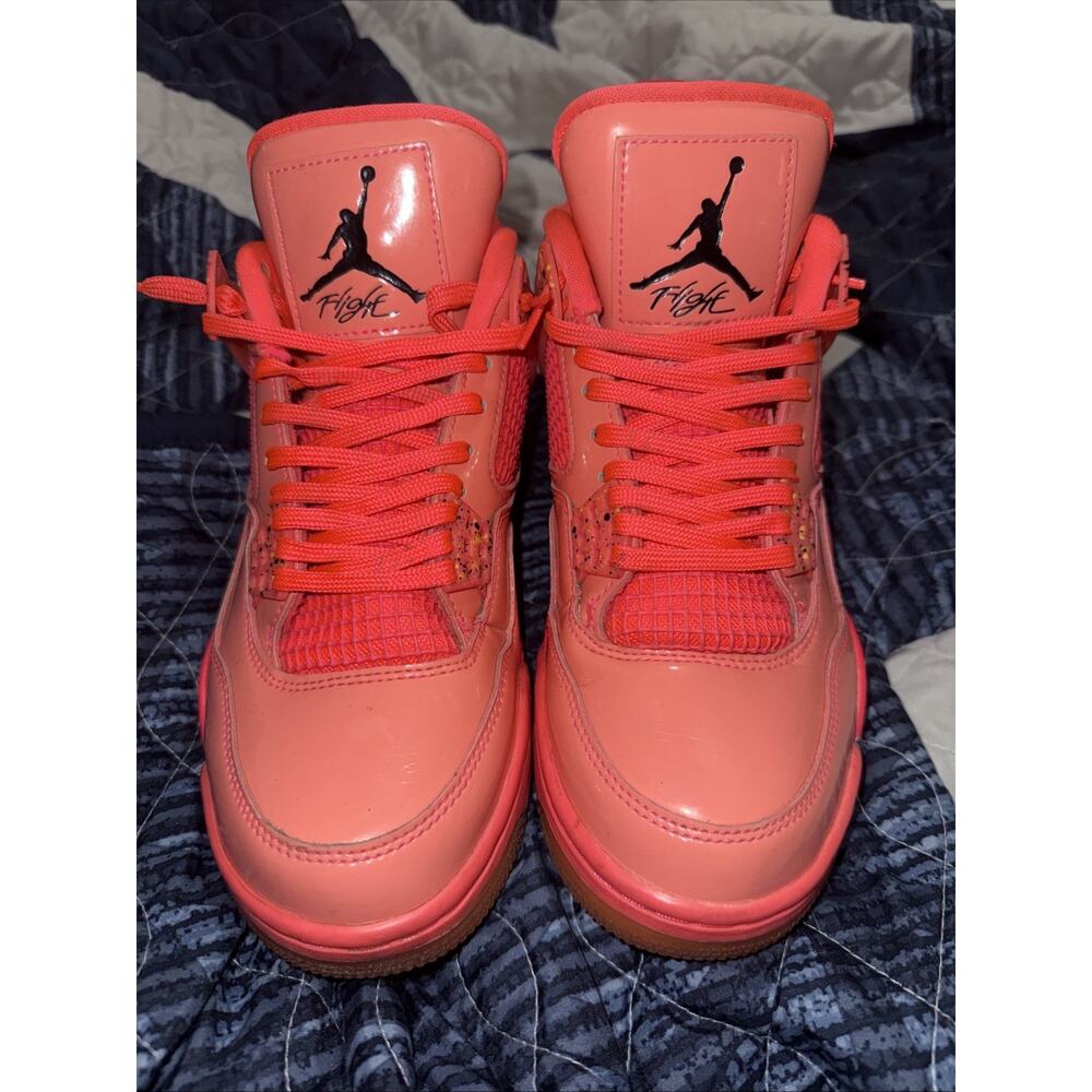 Size 9 - Air Jordan 4 Retro NRG Hot Punch W - Picture 2 of 7